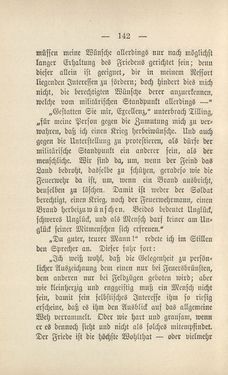 Bild der Seite - 142 - in Die Waffen nieder! - Eine Lebensgeschichte von Bertha von Suttner, Band 1
