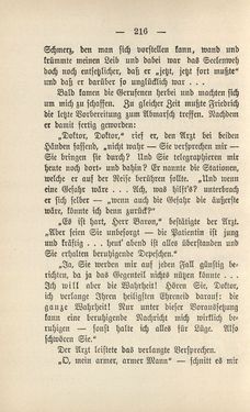 Image of the Page - 216 - in Die Waffen nieder! - Eine Lebensgeschichte von Bertha von Suttner, Volume 1