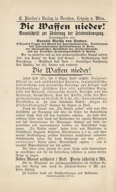 Bild der Seite - (00000316) - in Die Waffen nieder! - Eine Lebensgeschichte von Bertha von Suttner, Band 1