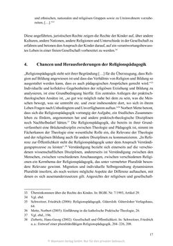 Image of the Page - 17 - in Umgang mit religiöser Differenz im Kindergarten - Eine ethnographische Studie an Einrichtungen in katholischer und islamischer Trägerschaft