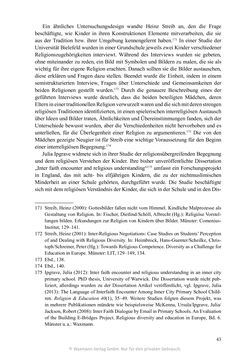 Bild der Seite - 43 - in Umgang mit religiöser Differenz im Kindergarten - Eine ethnographische Studie an Einrichtungen in katholischer und islamischer Trägerschaft