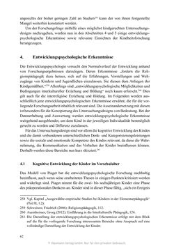 Bild der Seite - 62 - in Umgang mit religiöser Differenz im Kindergarten - Eine ethnographische Studie an Einrichtungen in katholischer und islamischer Trägerschaft