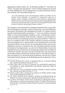 Image of the Page - 74 - in Umgang mit religiöser Differenz im Kindergarten - Eine ethnographische Studie an Einrichtungen in katholischer und islamischer Trägerschaft