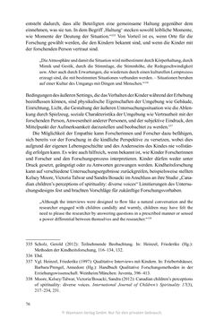 Bild der Seite - 76 - in Umgang mit religiöser Differenz im Kindergarten - Eine ethnographische Studie an Einrichtungen in katholischer und islamischer Trägerschaft