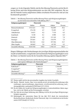 Image of the Page - 115 - in Umgang mit religiöser Differenz im Kindergarten - Eine ethnographische Studie an Einrichtungen in katholischer und islamischer Trägerschaft