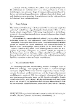 Bild der Seite - 119 - in Umgang mit religiöser Differenz im Kindergarten - Eine ethnographische Studie an Einrichtungen in katholischer und islamischer Trägerschaft