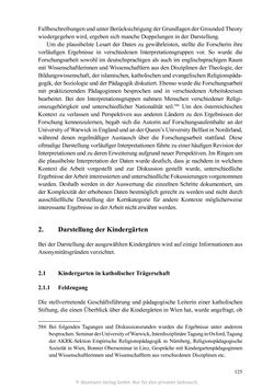 Bild der Seite - 125 - in Umgang mit religiöser Differenz im Kindergarten - Eine ethnographische Studie an Einrichtungen in katholischer und islamischer Trägerschaft