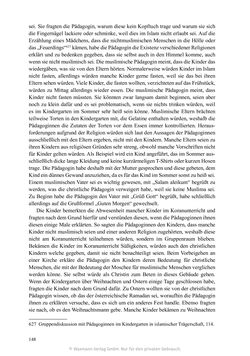 Image of the Page - 148 - in Umgang mit religiöser Differenz im Kindergarten - Eine ethnographische Studie an Einrichtungen in katholischer und islamischer Trägerschaft
