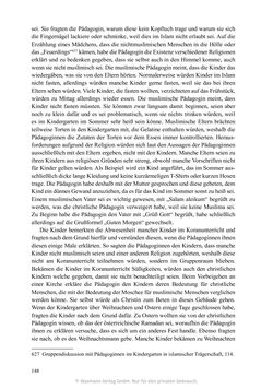 Image of the Page - 148 - in Umgang mit religiöser Differenz im Kindergarten - Eine ethnographische Studie an Einrichtungen in katholischer und islamischer Trägerschaft