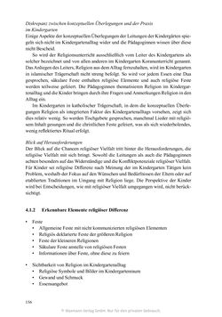 Image of the Page - 156 - in Umgang mit religiöser Differenz im Kindergarten - Eine ethnographische Studie an Einrichtungen in katholischer und islamischer Trägerschaft