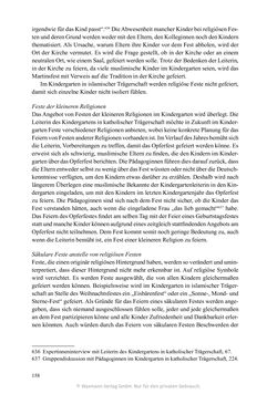 Image of the Page - 158 - in Umgang mit religiöser Differenz im Kindergarten - Eine ethnographische Studie an Einrichtungen in katholischer und islamischer Trägerschaft