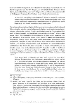 Image of the Page - 193 - in Umgang mit religiöser Differenz im Kindergarten - Eine ethnographische Studie an Einrichtungen in katholischer und islamischer Trägerschaft
