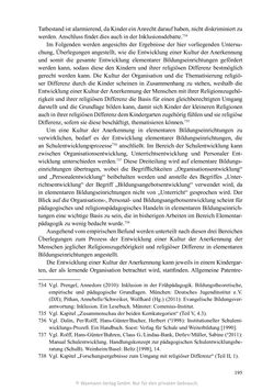 Bild der Seite - 195 - in Umgang mit religiöser Differenz im Kindergarten - Eine ethnographische Studie an Einrichtungen in katholischer und islamischer Trägerschaft