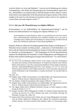 Bild der Seite - 198 - in Umgang mit religiöser Differenz im Kindergarten - Eine ethnographische Studie an Einrichtungen in katholischer und islamischer Trägerschaft