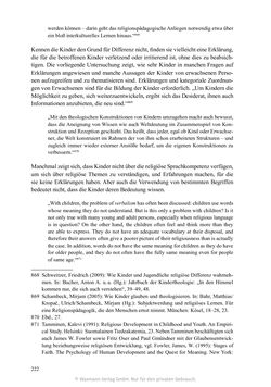 Image of the Page - 222 - in Umgang mit religiöser Differenz im Kindergarten - Eine ethnographische Studie an Einrichtungen in katholischer und islamischer Trägerschaft