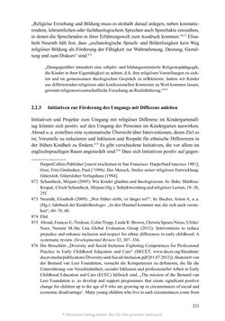 Image of the Page - 223 - in Umgang mit religiöser Differenz im Kindergarten - Eine ethnographische Studie an Einrichtungen in katholischer und islamischer Trägerschaft