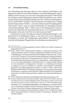 Image of the Page - 226 - in Umgang mit religiöser Differenz im Kindergarten - Eine ethnographische Studie an Einrichtungen in katholischer und islamischer Trägerschaft