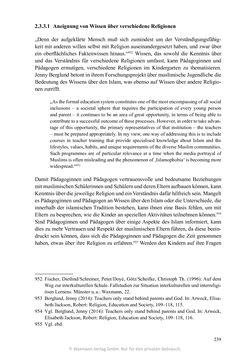 Image of the Page - 239 - in Umgang mit religiöser Differenz im Kindergarten - Eine ethnographische Studie an Einrichtungen in katholischer und islamischer Trägerschaft