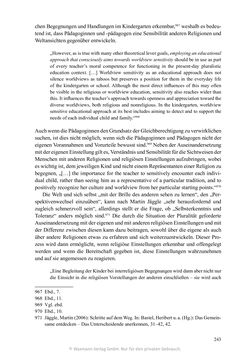 Image of the Page - 243 - in Umgang mit religiöser Differenz im Kindergarten - Eine ethnographische Studie an Einrichtungen in katholischer und islamischer Trägerschaft