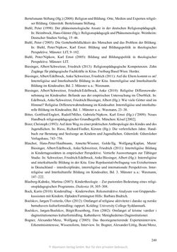 Image of the Page - 249 - in Umgang mit religiöser Differenz im Kindergarten - Eine ethnographische Studie an Einrichtungen in katholischer und islamischer Trägerschaft
