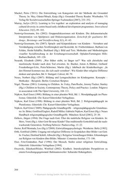 Image of the Page - 264 - in Umgang mit religiöser Differenz im Kindergarten - Eine ethnographische Studie an Einrichtungen in katholischer und islamischer Trägerschaft