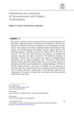 Image of the Page - 22 - in Digital Entrepreneurship - Impact on Business and Society