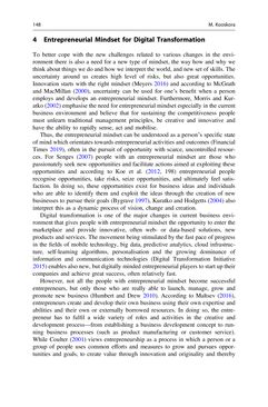 Bild der Seite - 143 - in Digital Entrepreneurship - Impact on Business and Society