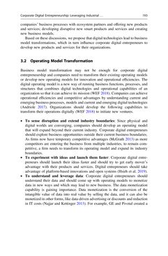 Bild der Seite - 188 - in Digital Entrepreneurship - Impact on Business and Society