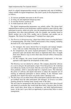 Image of the Page - 250 - in Digital Entrepreneurship - Impact on Business and Society