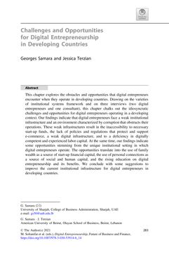 Image of the Page - 274 - in Digital Entrepreneurship - Impact on Business and Society