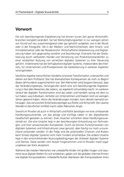 Image of the Page - 5 - in Digitale Souveränität - Bürger | Unternehmen | Staat