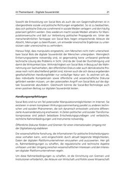 Bild der Seite - 21 - in Digitale Souveränität - Bürger | Unternehmen | Staat