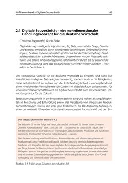 Image of the Page - 65 - in Digitale Souveränität - Bürger | Unternehmen | Staat