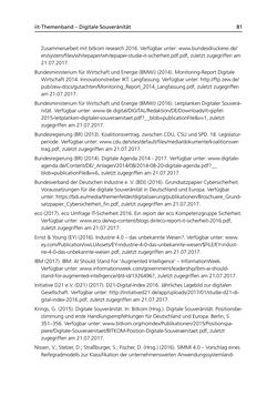 Image of the Page - 81 - in Digitale Souveränität - Bürger | Unternehmen | Staat