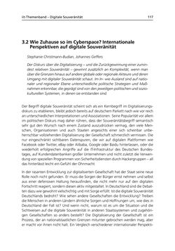 Image of the Page - 117 - in Digitale Souveränität - Bürger | Unternehmen | Staat