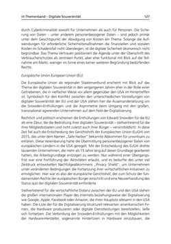 Image of the Page - 127 - in Digitale Souveränität - Bürger | Unternehmen | Staat