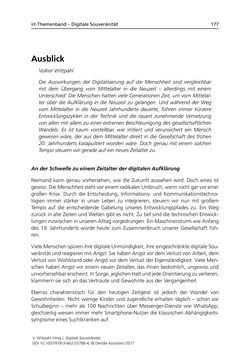 Image of the Page - 177 - in Digitale Souveränität - Bürger | Unternehmen | Staat
