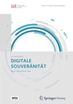 Image of the Page - Einband vorne - in Digitale Souveränität - Bürger | Unternehmen | Staat