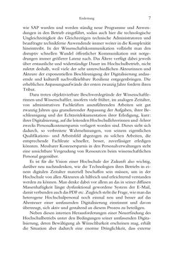 Image of the Page - 7 - in Was macht die Digitalisierung mit den Hochschulen? - Einwürfe und Provokationen