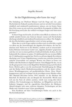 Image of the Page - 15 - in Was macht die Digitalisierung mit den Hochschulen? - Einwürfe und Provokationen