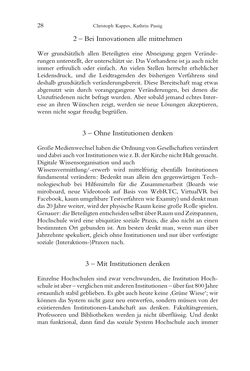 Image of the Page - 28 - in Was macht die Digitalisierung mit den Hochschulen? - Einwürfe und Provokationen