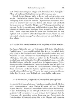 Image of the Page - 31 - in Was macht die Digitalisierung mit den Hochschulen? - Einwürfe und Provokationen