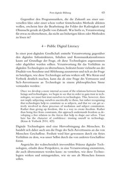 Image of the Page - 65 - in Was macht die Digitalisierung mit den Hochschulen? - Einwürfe und Provokationen