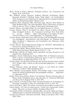 Image of the Page - 67 - in Was macht die Digitalisierung mit den Hochschulen? - Einwürfe und Provokationen