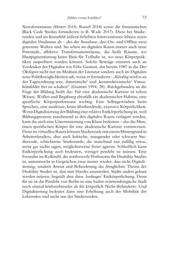 Image of the Page - 73 - in Was macht die Digitalisierung mit den Hochschulen? - Einwürfe und Provokationen