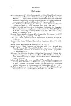 Image of the Page - 74 - in Was macht die Digitalisierung mit den Hochschulen? - Einwürfe und Provokationen