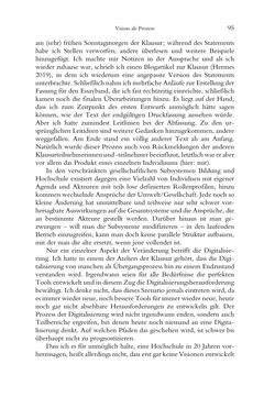 Image of the Page - 95 - in Was macht die Digitalisierung mit den Hochschulen? - Einwürfe und Provokationen
