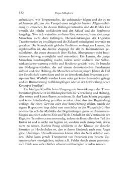 Image of the Page - 122 - in Was macht die Digitalisierung mit den Hochschulen? - Einwürfe und Provokationen