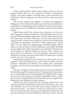 Image of the Page - 128 - in Was macht die Digitalisierung mit den Hochschulen? - Einwürfe und Provokationen