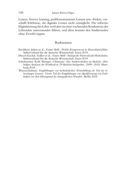 Image of the Page - 138 - in Was macht die Digitalisierung mit den Hochschulen? - Einwürfe und Provokationen